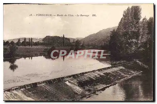 Ansichtskarte AK Perigueux Bords de l'Isle Le Barrage