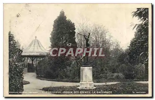 Cartes postales Perigueux Jardin des Arenes La Bacchante