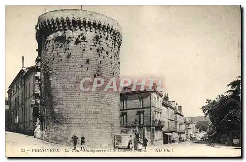 Cartes postales Perigueux La Tour Mataguerre et le Cours Feneton