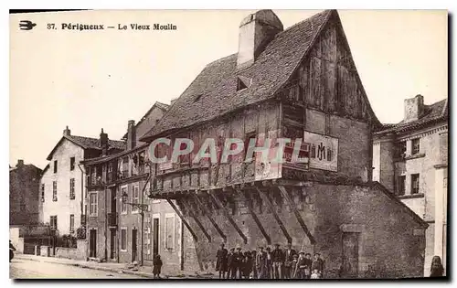 Cartes postales Perigueux Le Vieux Moulin Publicite Michelin