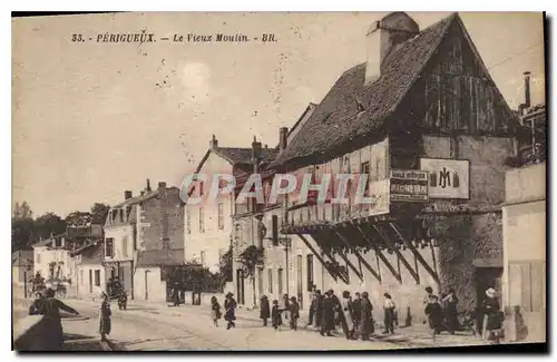 Cartes postales Perigueux Le Vieux Moulin Publicite Michelin