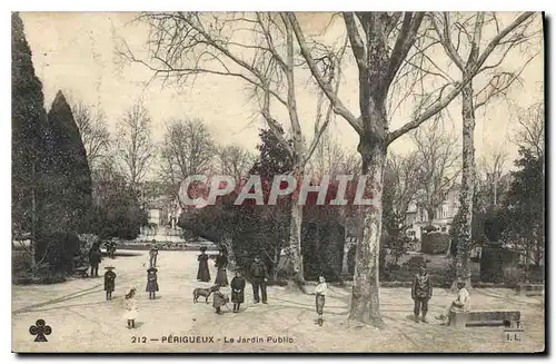 Ansichtskarte AK Perigueux Le Jardin Public