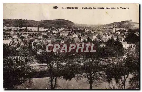 Cartes postales Perigueux Faubourg des Barris Vue prise de Tourny