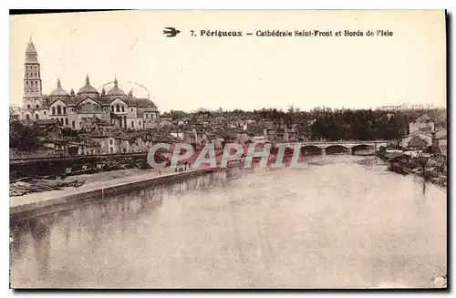 Cartes postales Perigueux Cathedrale Saint Front et Bords de l'Isle