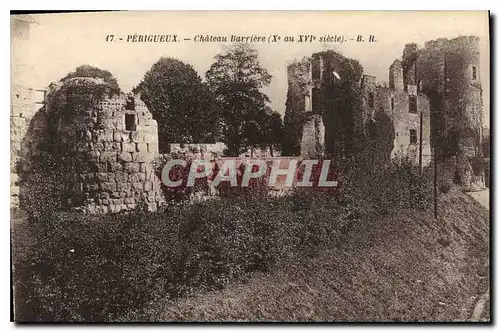 Cartes postales Perigueux Chateau Barriere