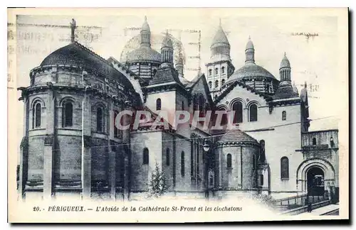 Cartes postales Perigueux L'Abside de la Cathedrale St Front et les clochetons