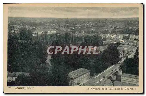 Cartes postales Angouleme St Cybard et la Vallce de la Charente