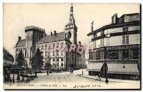 Cartes postales Angouleme L'Hotel de Ville