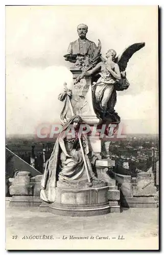 Ansichtskarte AK Angouleme Le Monument de Carnot