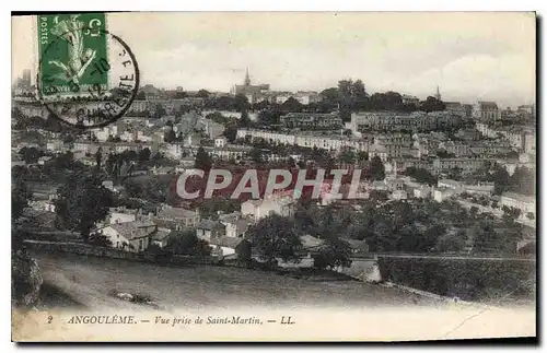 Cartes postales Angouleme Vue prise de Saint Martin