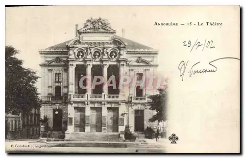 Cartes postales Angouleme Le Theatre