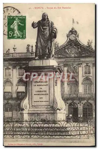 Cartes postales Nancy Statue du Roi Stanislas