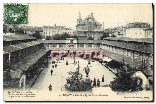 Cartes postales Nancy Marche Eglise Saint Sebastien