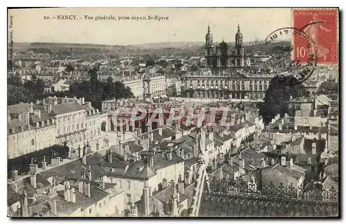 Cartes postales Nancy Vue generale prise depuis St Epvre