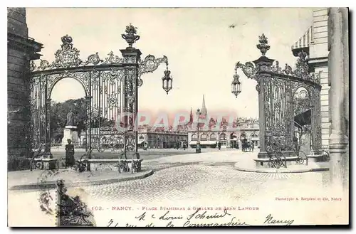 Cartes postales Nancy Place Stanislas et grilles Jean Lamour