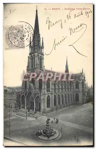 Cartes postales Nancy Basilique Saint Epvre