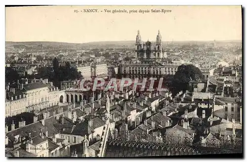 Cartes postales Nancy Vue generale prise depuis Saint Epvre