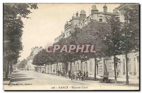 Cartes postales Nancy Hopital Civil