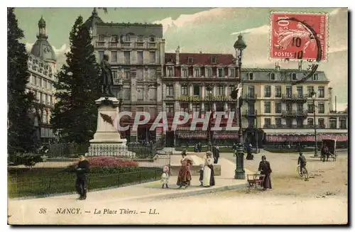 Cartes postales Nancy La Place Thiers