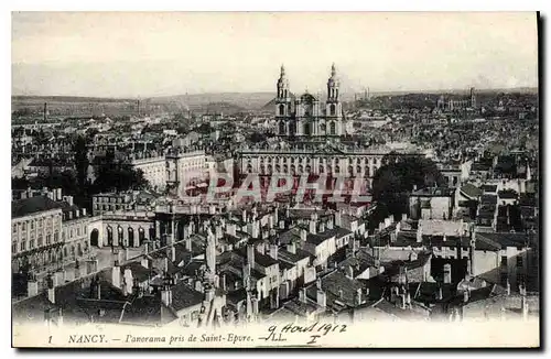 Cartes postales Nancy Panorama pris de Saint Epvre