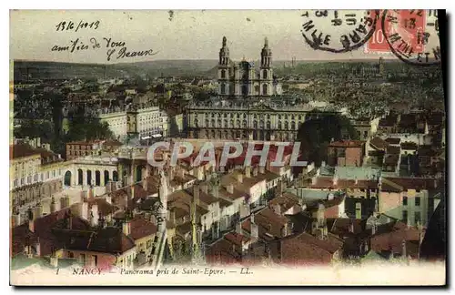 Cartes postales Nancy Panorama pris de Saint Epvre