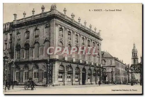 Cartes postales Nancy Le Grand Hotel