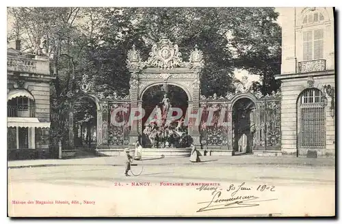 Cartes postales Nancy Fontaine D'Amphitrite