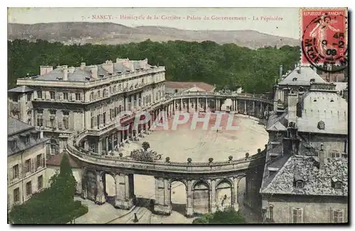 Ansichtskarte AK Nancy Hemicycle de la Carriere Palais du Gouvernement