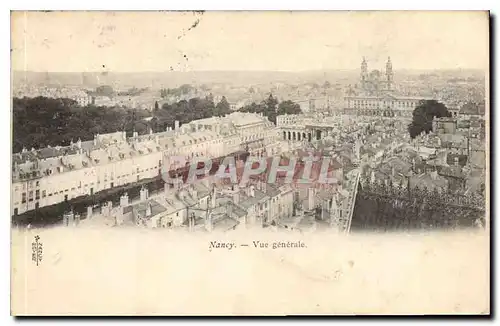 Cartes postales Nancy Vue generale