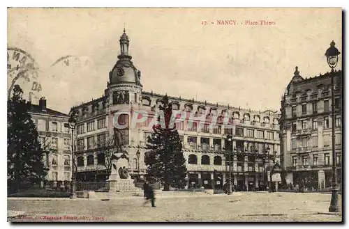 Cartes postales Nancy Place Thiers