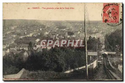 Cartes postales Nancy Vue generale prise de la Cure d'Air