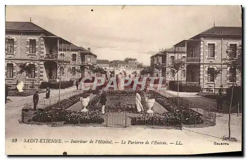 Ansichtskarte AK Saint Etienne Interieur d l'Hopital La Parterre de l'Entree