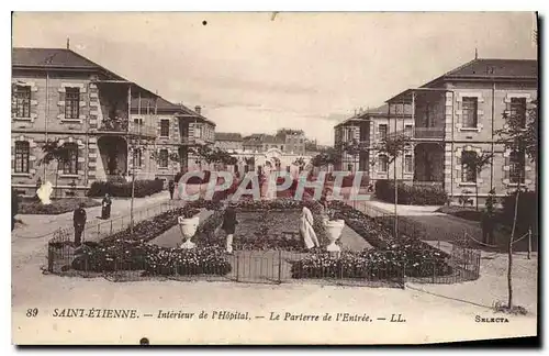 Cartes postales Saint Etienne Interieur d l'Hopital La Parterre de l'Entree