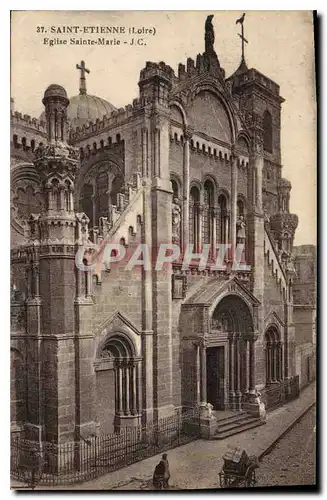 Cartes postales Saint Etienne Loire Eglise Sainte Marie