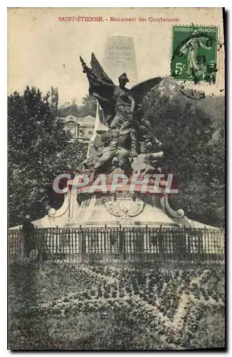 Cartes postales Saint Etienne Monument des Combattants