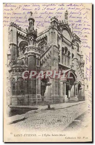 Ansichtskarte AK Saint Etienne L'Eglise Sainte Marie