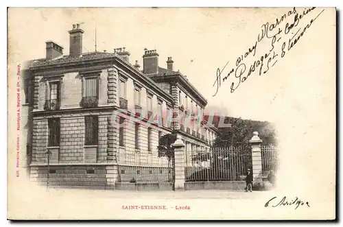 Cartes postales Saint Etienne Lycee