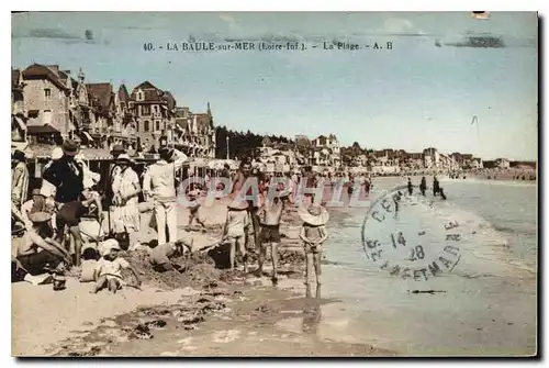 Cartes postales la Baule sur Mer Loire Inf La Plage