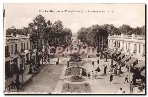 Cartes postales La Baule sur Mer Loire Inf L'Avenue Pavie