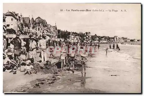 Cartes postales La Baule sur Mer Loire Inf La Plage