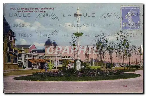 Ansichtskarte AK La Baule sur Mer Loire Inf Les Avancees du Casino