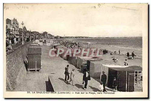 Ansichtskarte AK La Baule sur Mer Loire Inf Vue sur la Plage vers Pornichet