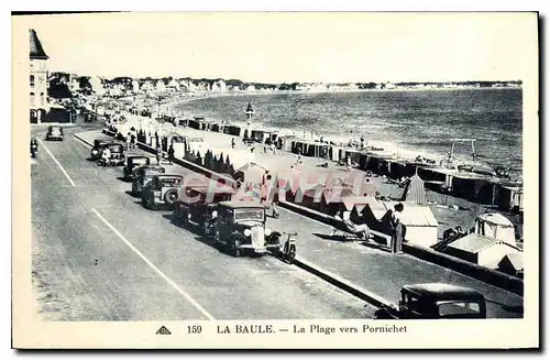 Cartes postales La Baule La Plage vers Pornichet