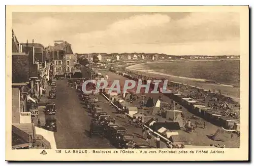 Cartes postales La Baule Boulevard de l'Ocean Vue vers Pornichet prise de l'Hotel Adriana