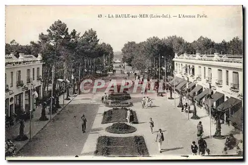 Cartes postales La Baule sur Mer Loire Inf L'Avenue Pavie