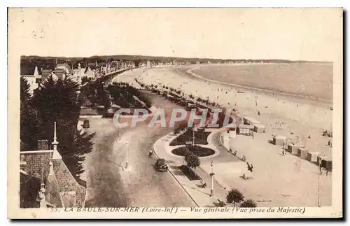 Ansichtskarte AK La Baule sur Mer Loire Inf Vue generale Vue prise du Majestic