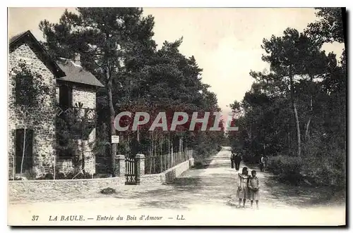 Cartes postales La Baule Entree du Bois d'Amour