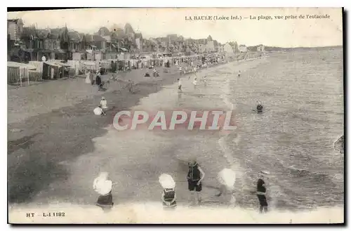 Cartes postales La Baule Loire Inf La Plage vue prise de l'estacade