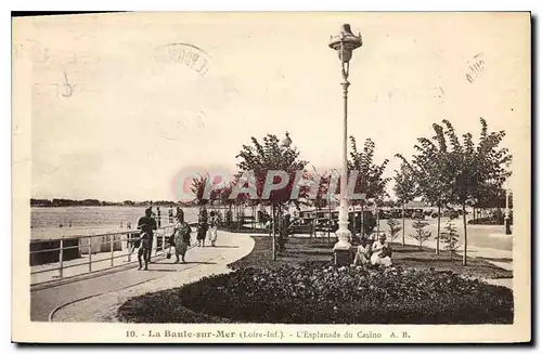 Ansichtskarte AK La Baule sur Mer Loire Inf L'Esplanade du Casino