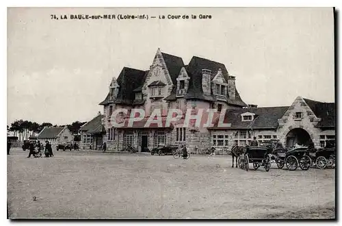 Ansichtskarte AK La Baule sur Mer Loire Inf La Cour da la Gare